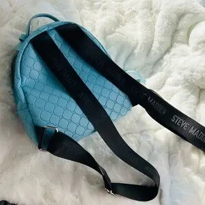 Steve Madden | Bags | Steve Madden Teal Quilted Backpack  display picture 1